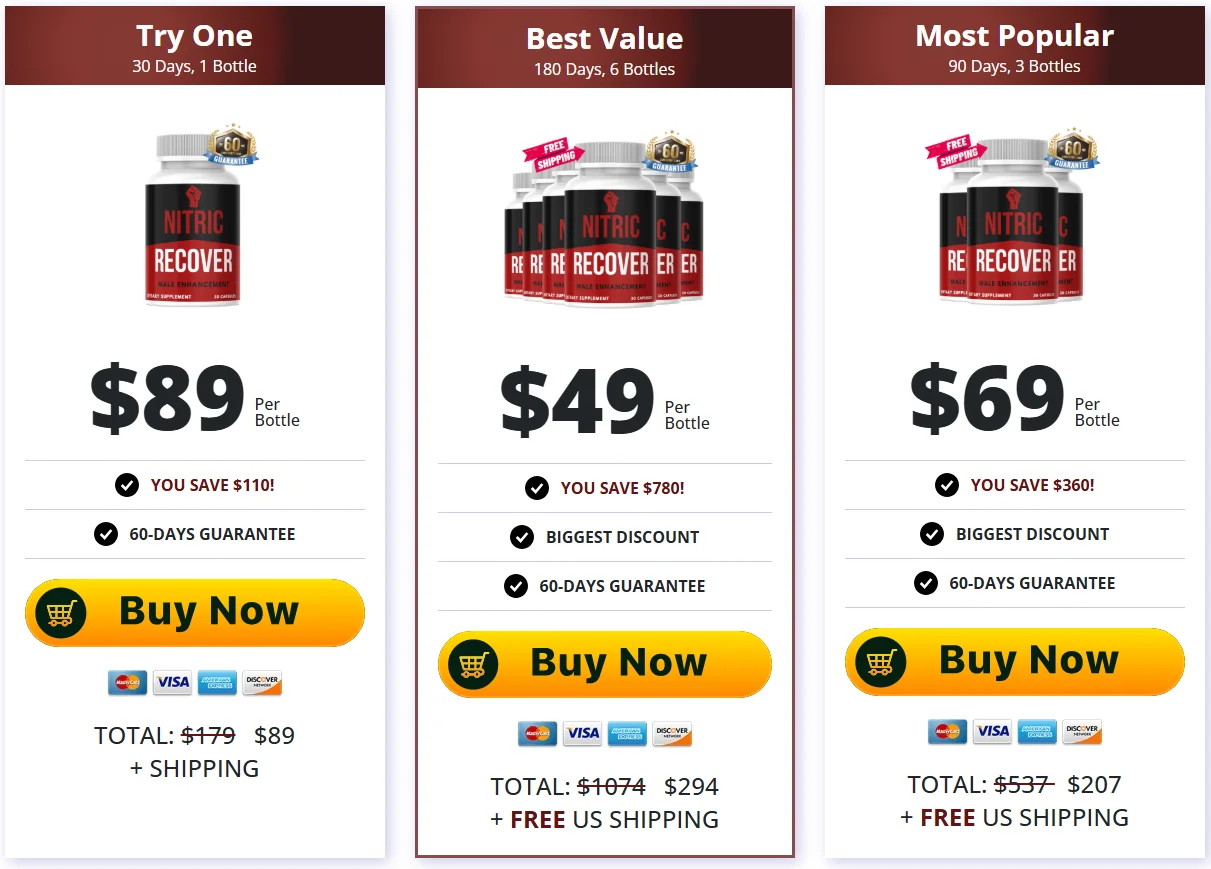 Nitric Recover Official Website USA